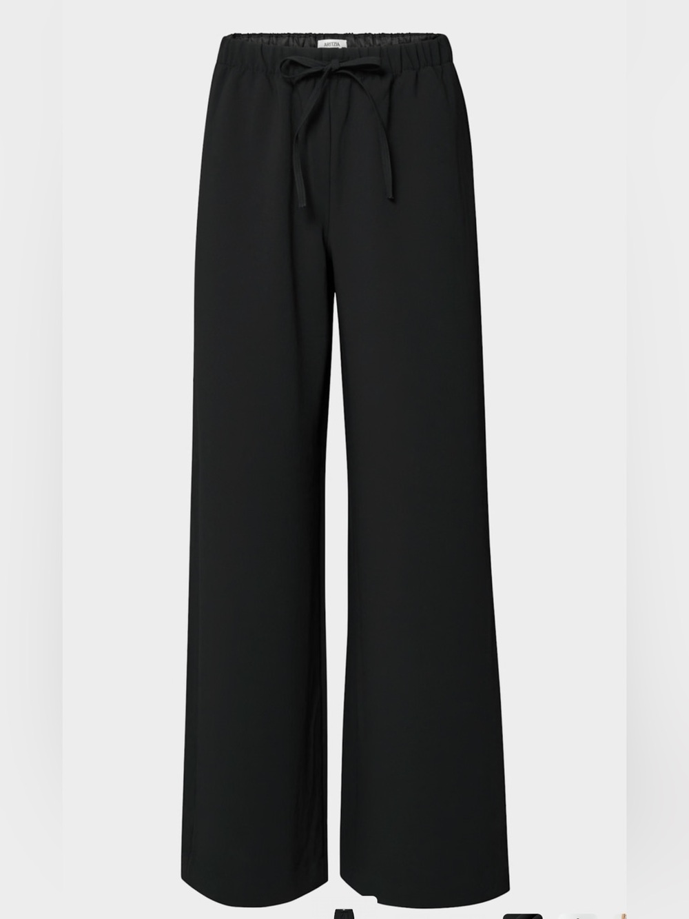 Aritzia Lodge Pant Crepette XXS Long Black Like New